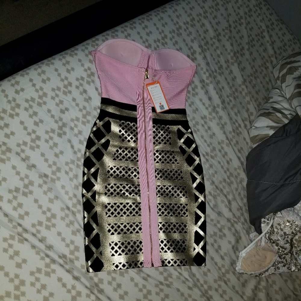 Bandage Dress pink